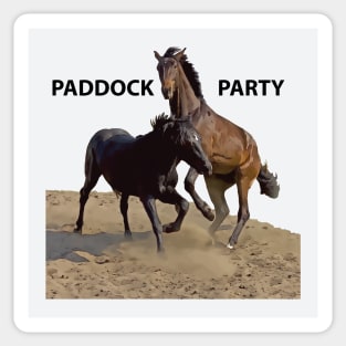 Paddock Party - Funny Horse Sticker